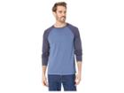 Lucky Brand Color Block Micro Terry Tee (blue) Men's T Shirt