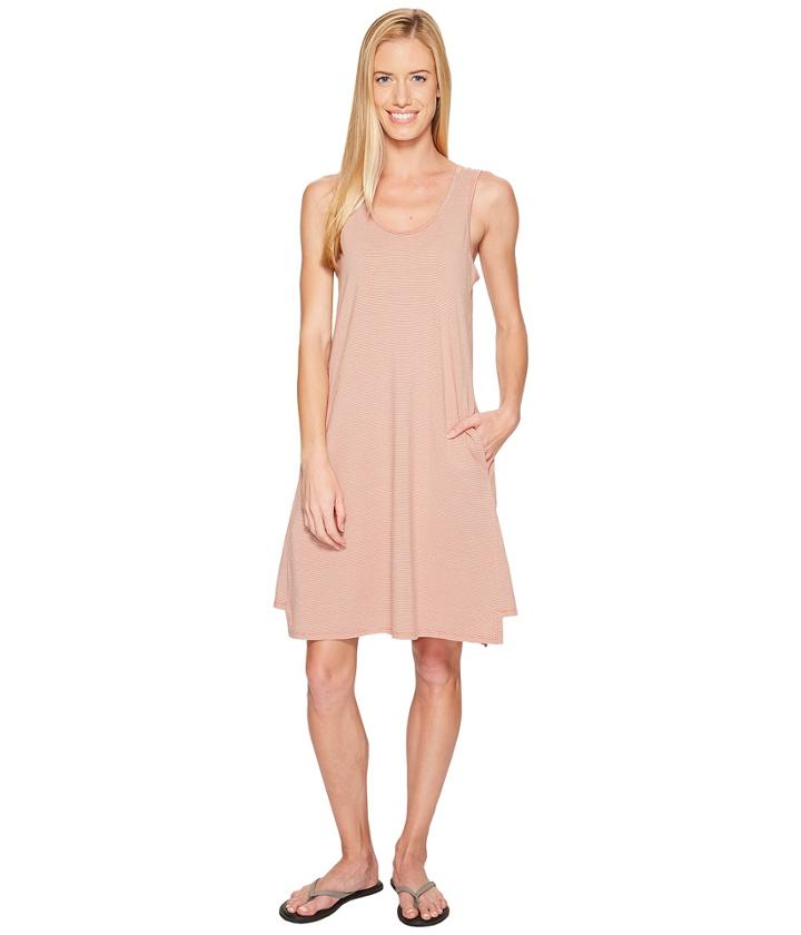 Nau Astir Tank Dress (poppy Stripe) Women's Dress