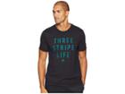 Adidas 3-stripes Life Stitch Tee (black) Men's T Shirt