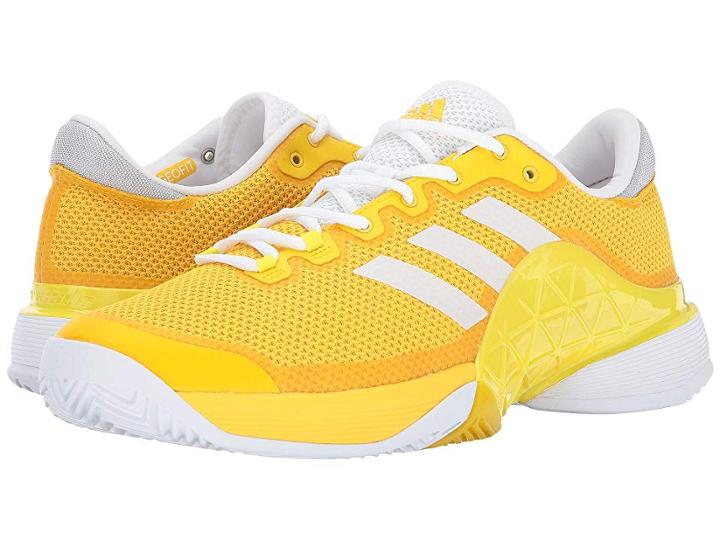 Adidas Barricade 2017 (eqt Yellow/white/grey) Men's Tennis Shoes
