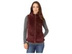 Dylan By True Grit Plush Polar Fleece Shelly Vest (vintage Wine) Women's Vest