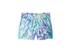 Nike Kids Rainbow Wash 10k Shorts (toddler) (light Aqua) Girl's Shorts