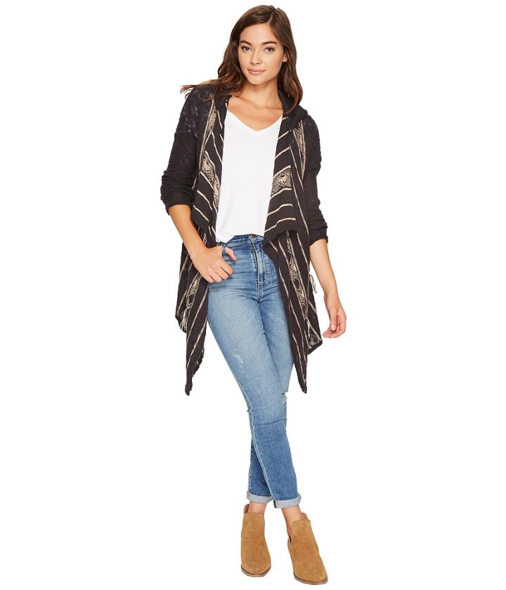 Rip Curl Blackbird Cardigan (black) Women's Sweater