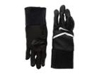 Nike Shield Running Gloves (black/silver) Extreme Cold Weather Gloves