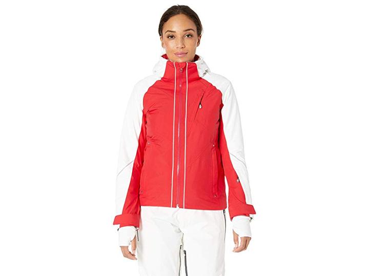 Spyder Rhapsody Jacket (hibiscus/white/hibiscus) Women's Coat