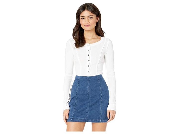 Free People Frankie Bodysuit (ivory) Women's Jumpsuit & Rompers One Piece