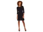 Michael Michael Kors Fabric Mix Long Sleeve Dress (black) Women's Dress