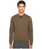 Atm Anthony Thomas Melillo Crew Neck Sweatshirt W/ Elbow Patches (army) Men's Sweatshirt