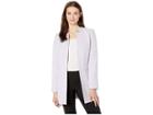 Calvin Klein Novelty Twill Open Topper (opal White) Women's Clothing