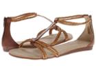 Sebago Poole T-strap (brown) Women's Sandals