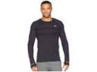 Asics Thermopolis Plus Long Sleeve (performance Black Heather/performance Black) Men's Long Sleeve Pullover