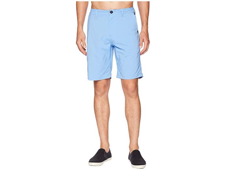 Quiksilver Transit Twill 20 Amphibian Shorts (silve Lake Blue) Men's Shorts