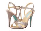 Blue By Betsey Johnson Teena (champagne Glitter) High Heels