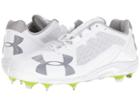 Under Armour Ua Deception Low Dt (white/white) Men's Cleated Shoes
