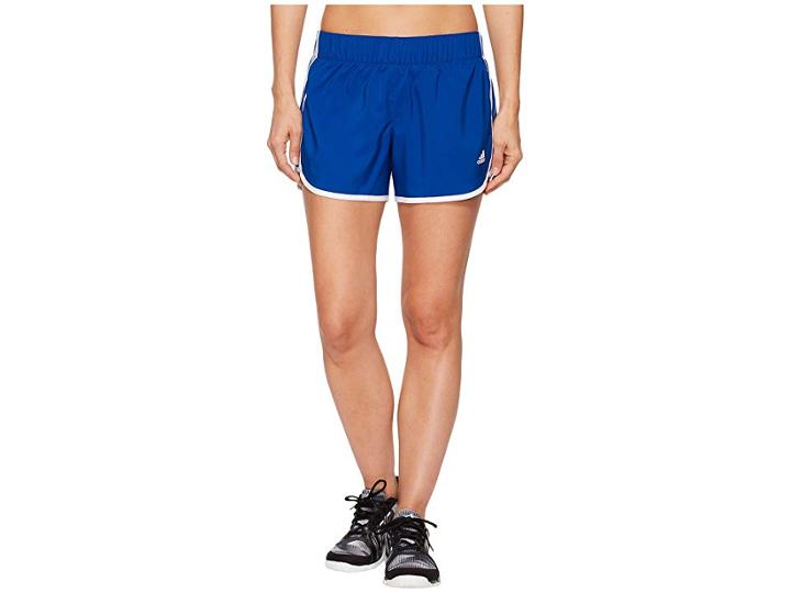 Adidas M10 Woven 4 Shorts (collegiate Royal/white) Women's Shorts