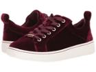 Earth Zag (burgundy Velvet) Women's Lace Up Casual Shoes