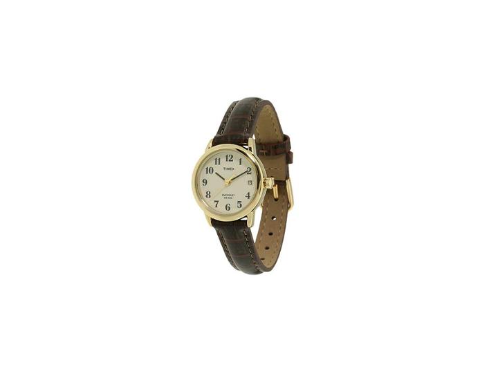 Timex Core Easy Reader (brown Leather Strap) Watches