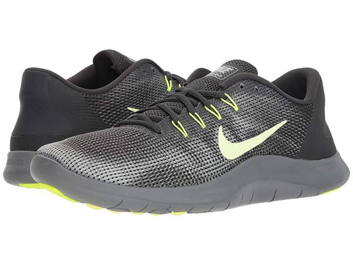 Nike Flex Rn 2018 (anthracite/barely Volt/cool Grey) Men's Running Shoes