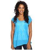 Prana Skyler Top (electro Blue) Women's Clothing