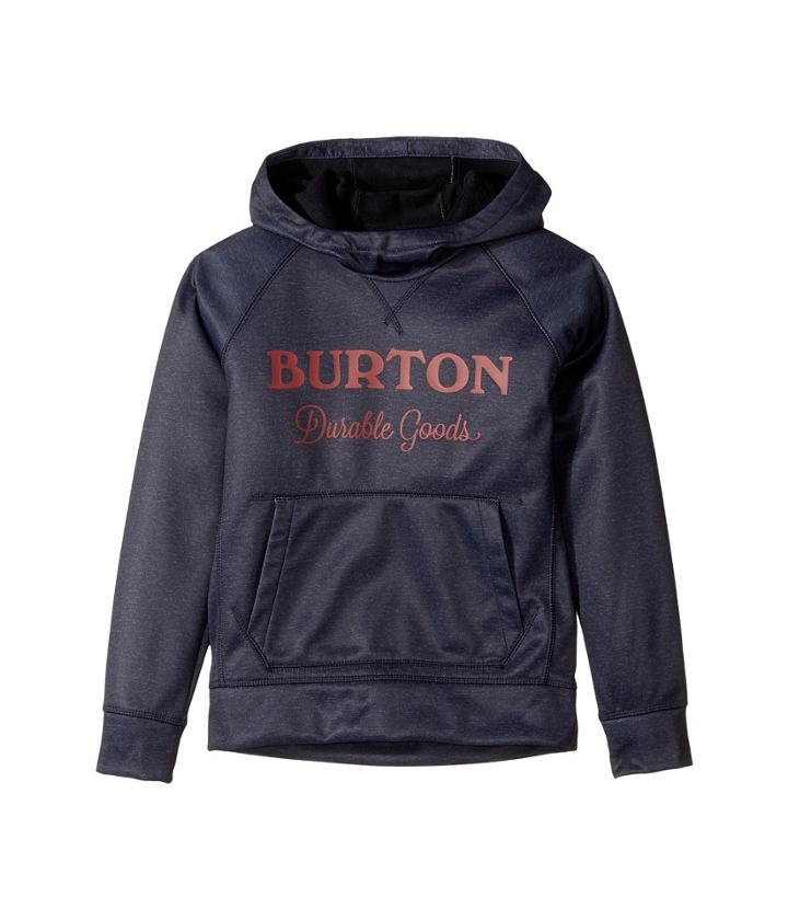 Burton Kids Crown Bonded Pullover Hoodie (little Kids/big Kids) (mood Indigo) Boy's Sweatshirt
