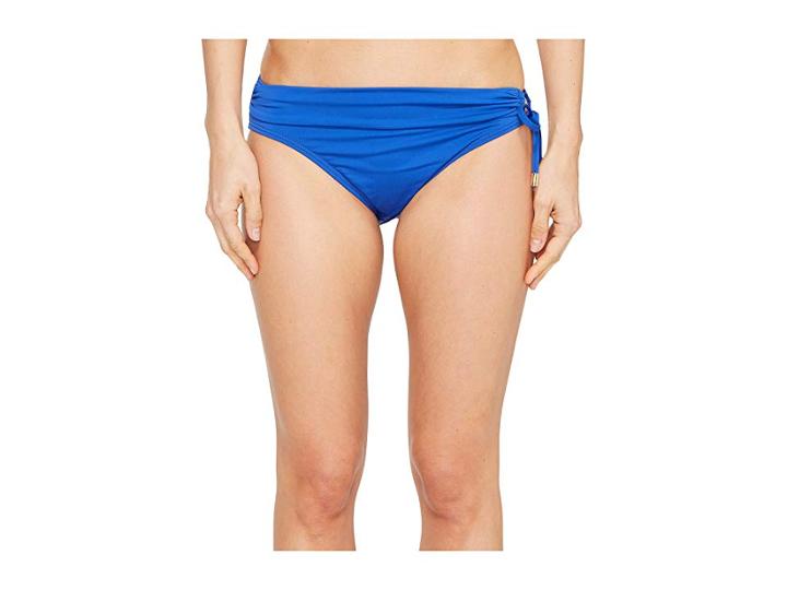 Tommy Bahama Pearl Hipster Bikini Bottom With Ring (old Royal) Women's Swimwear