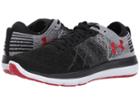 Under Armour Threadborne Fortis 3 (black/graphite/red) Men's Running Shoes