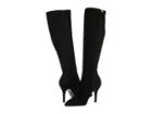 Nine West Fallon Tall Dress Boot (black/black Suede) Women's Boots
