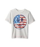 Peek Flag Smiley Face Tee (toddler/little Kids/big Kids) (ivory) Boy's T Shirt