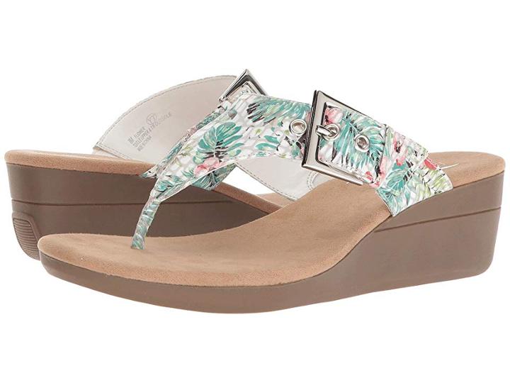 Aerosoles Flower (white Floral) Women's Sandals