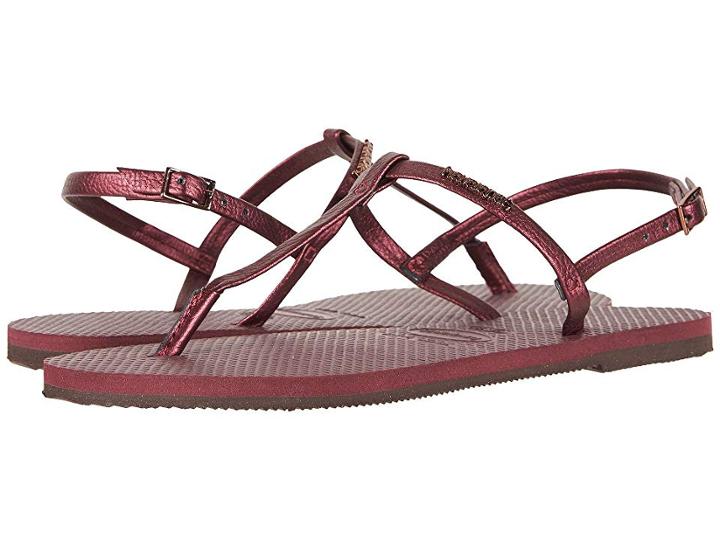 Havaianas You Riviera Sandals (grape Wine) Women's Sandals
