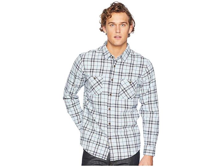 Vissla Cliffside Flannel (ice Blue) Men's Clothing