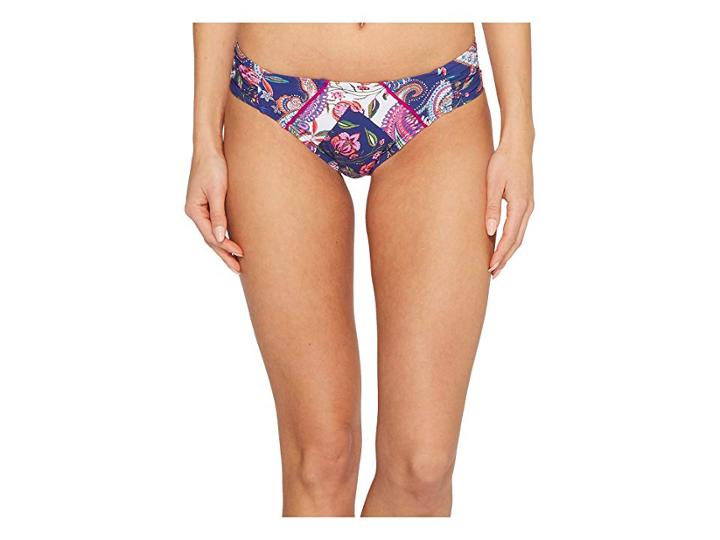 La Blanca Scarf Gypsy Side Shirred Hipster (multi) Women's Swimwear