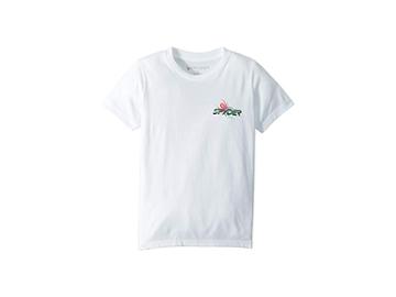 Spyder Kids Radical 78 Short Sleeved T-shirt (big Kids) (organic Salt/organic Salt) Boy's T Shirt