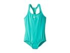 Nike Kids Solid Racerback Sport One-piece (little Kids/big Kids) (menta) Girl's Swimsuits One Piece