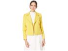 Tahari By Asl Moto Jacket With Asymmetrical Zip (sunflower) Women's Clothing