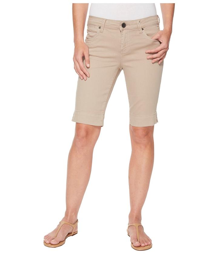 Kut From The Kloth Natalie Bermuda In Light Taupe (light Taupe) Women's Shorts