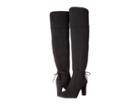 Franco Sarto Ivanea (black Fabric Suede) Women's Boots