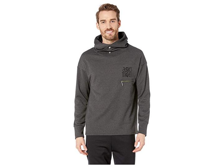 Asics Tiger Bl Sweat Hoodie (performance Black) Men's Sweatshirt