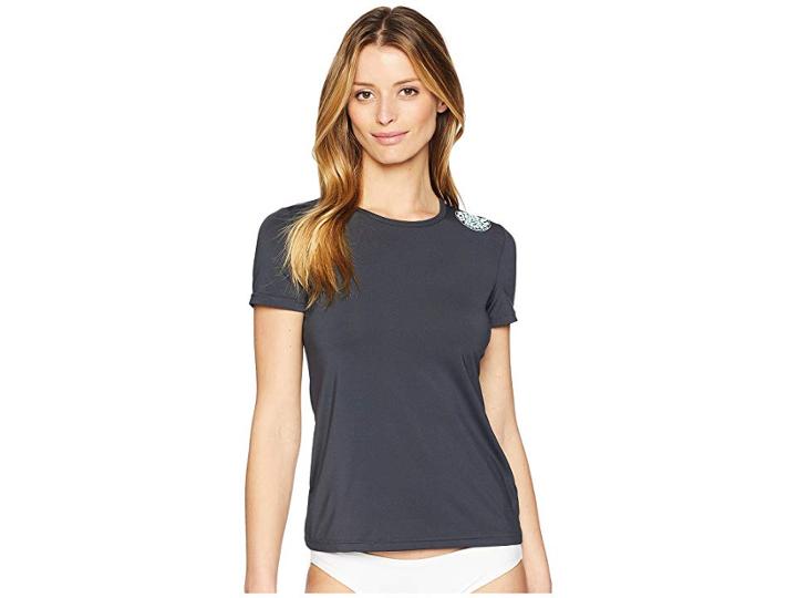 Rip Curl Wash Loose Fit Short Sleeve (charcoal) Women's Swimwear