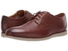 Clarks Raharto Plain (brown Tumbled Leather) Men's Lace Up Moc Toe Shoes