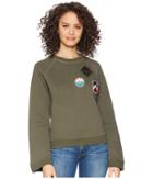 Joe's Jeans Nova Sweatshirt (earth Army) Women's Sweatshirt