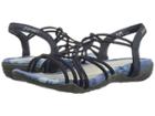 Jbu April (navy Elastic/vegan) Women's Sandals