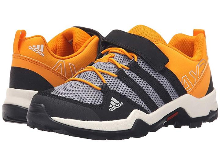 Adidas Outdoor Kids Ax2 Cf (little Kid/big Kid) (onix/core Black/eqt Orange) Kids Shoes