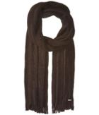 Calvin Klein Wrap Knit Scarf (black) Scarves
