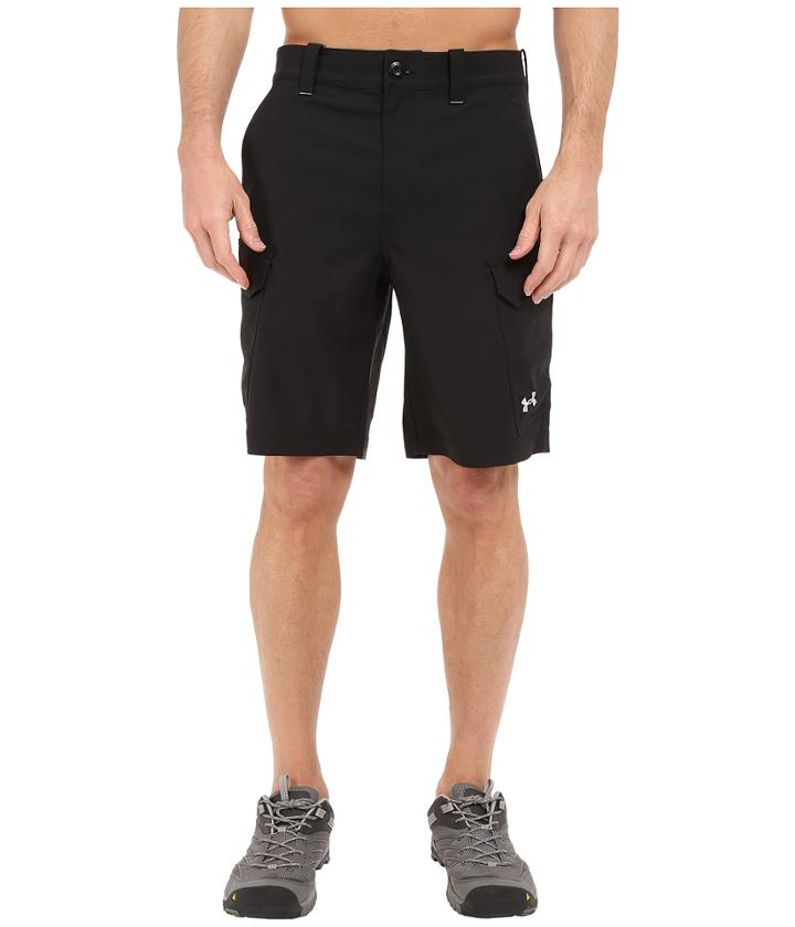 Under Armour Ua Fish Hunter Cargo Short (black) Men's Shorts
