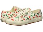 Superga 2750 Satinfantw (cherry Pat) Women's Lace Up Casual Shoes