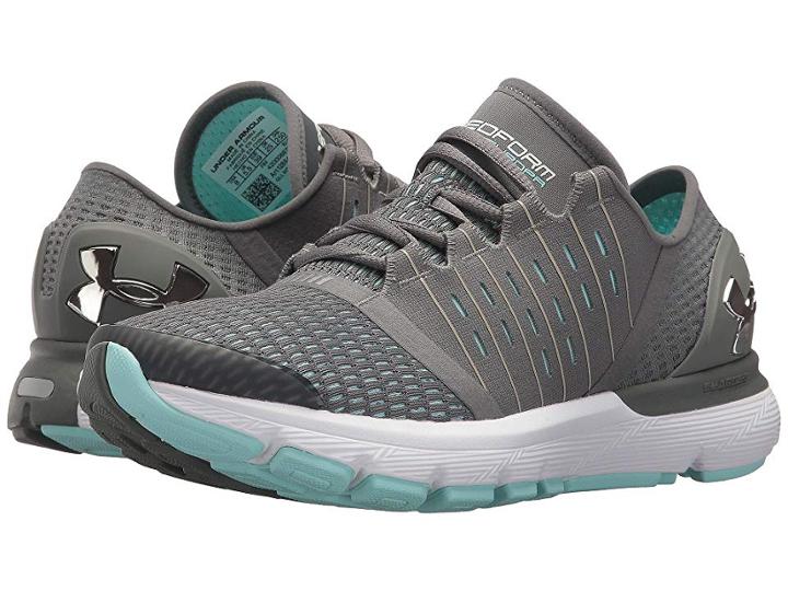 Under Armour Ua Speedform Europa (clay Green/tile Blue/metallic) Women's Running Shoes