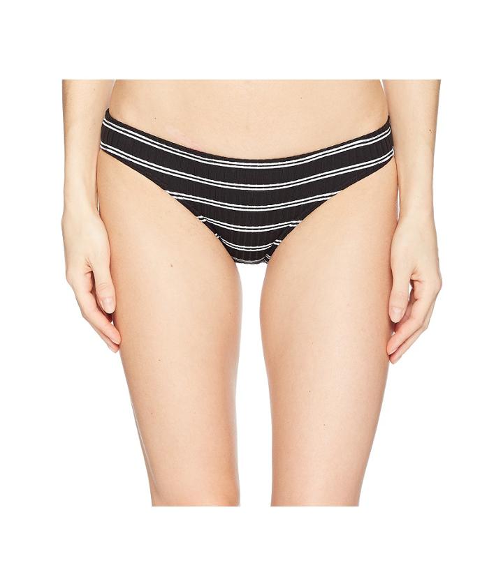 Seafolly Inka Stripe Hipster Pant (black) Women's Swimwear