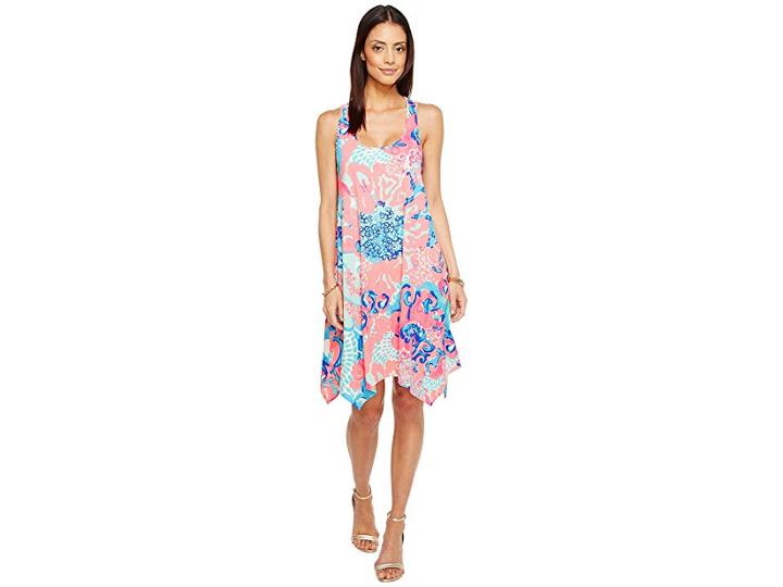 Lilly Pulitzer Melle Dress (coral Reef I'm So Jelly) Women's Dress