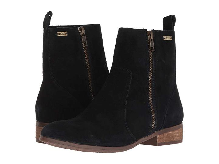 Roxy Eloise (black) Women's Zip Boots